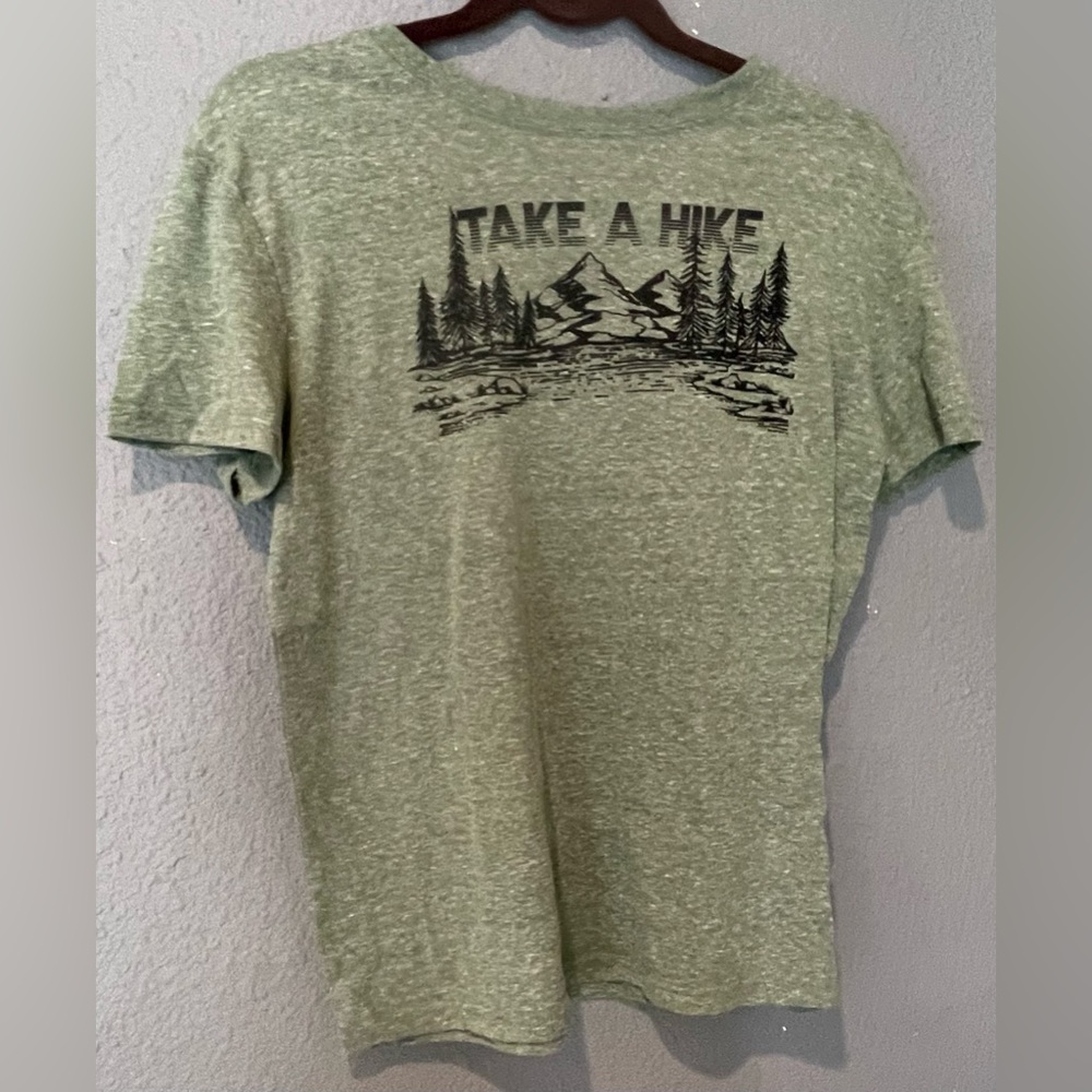 Threads 4 Thought Green 'Take a Hike' Tee